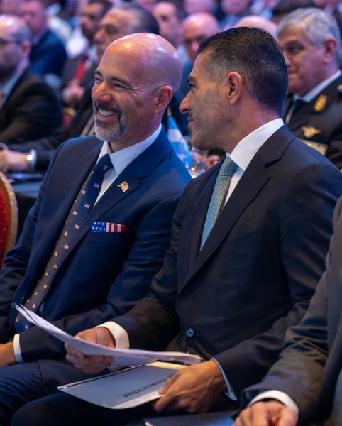 DEA Administrator, Terry Cole, and Secretary of Security and Citizen Protection of Mexico, Imar Hamid Garcia Harfuch.
