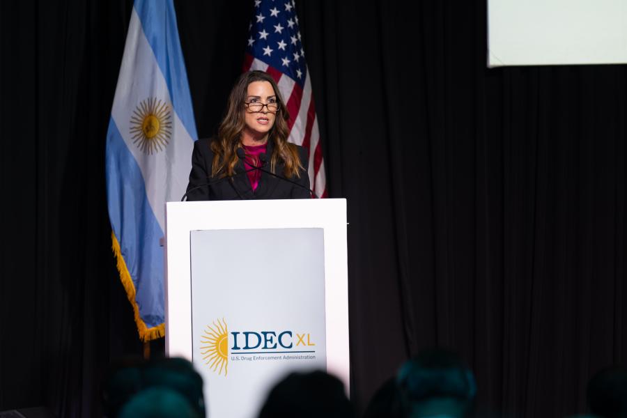 ONDCP Director @SaraCarterDC is a special guest speaker at the 40th International Drug Enforcement Conference (IDEC XL). Director Carter joins drug enforcement leaders from across the globe to discuss strengthening security, enhancing international cooperation, and intensifying the fight against transnational cartels. #IDEC2026 #GlobalPartnerships #CombattingCartels