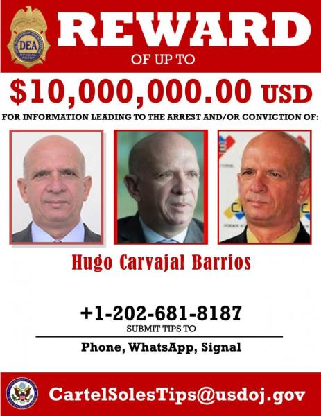 CARVAJAL Wanted Poster