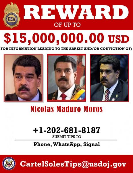 MADURO Wanted Poster