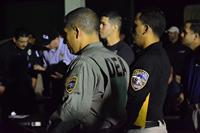 DEA and PRPD Agents at the pre-takedown mass briefing. Over 150 federal and Commonwealth law enforcement officers participated in the operation.