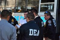 DEA and PRPD Agents coordinate prisoner transportation. ATF, the US Marshals Service, PRPD and the Puerto Rico Department of Corrections provided support to DEA during the investigation and the arrest operation.