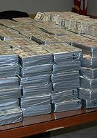 $9,428,950 seized in Chicago by DEA/FBI on April 30, 2010 