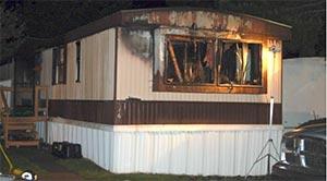Interior and Exterior of Mobile Home in Michigan’s Upper Peninsula - Site of Meth Lab
