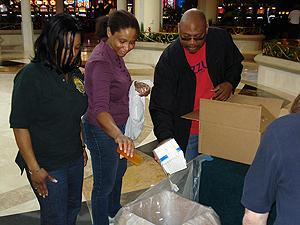 Delaware residents dispose of their unwanted, unused, and expired drugs at one of 29 drop off locations in Delaware, the Dover Downs Racetrack in Dover.