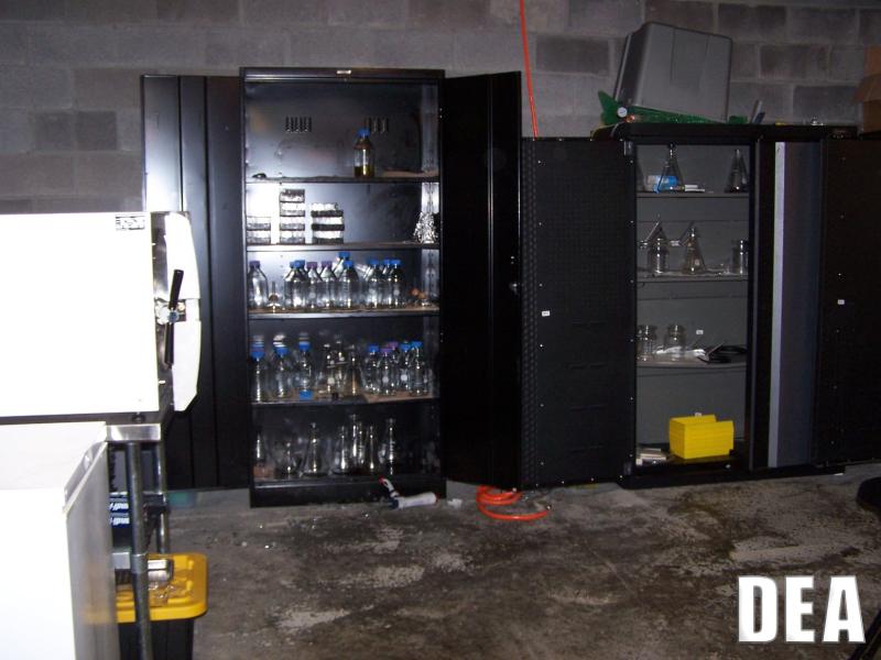 DEA-led Operation Cyber Juice saw over 90 arrests and the seizure of 16 underground steroid labs, 134,000 steroid dosage units, 636 kilograms of raw steroid powder, and 8,200 liters of raw steroid injectable liquid.