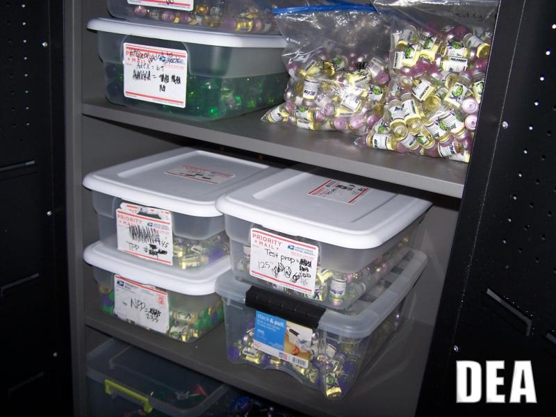 DEA-led Operation Cyber Juice saw over 90 arrests and the seizure of 16 underground steroid labs, 134,000 steroid dosage units, 636 kilograms of raw steroid powder, and 8,200 liters of raw steroid injectable liquid.