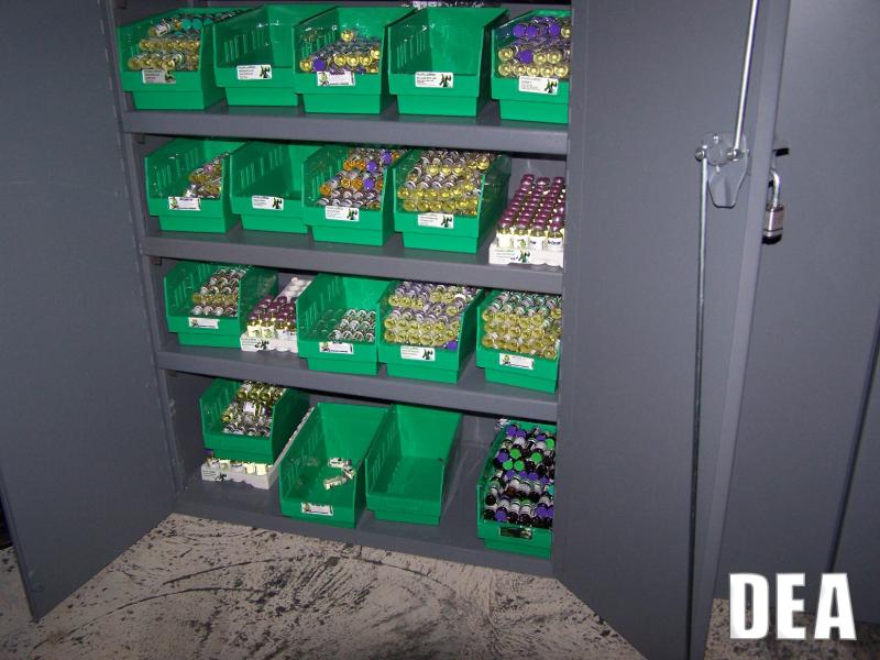 DEA-led Operation Cyber Juice saw over 90 arrests and the seizure of 16 underground steroid labs, 134,000 steroid dosage units, 636 kilograms of raw steroid powder, and 8,200 liters of raw steroid injectable liquid.