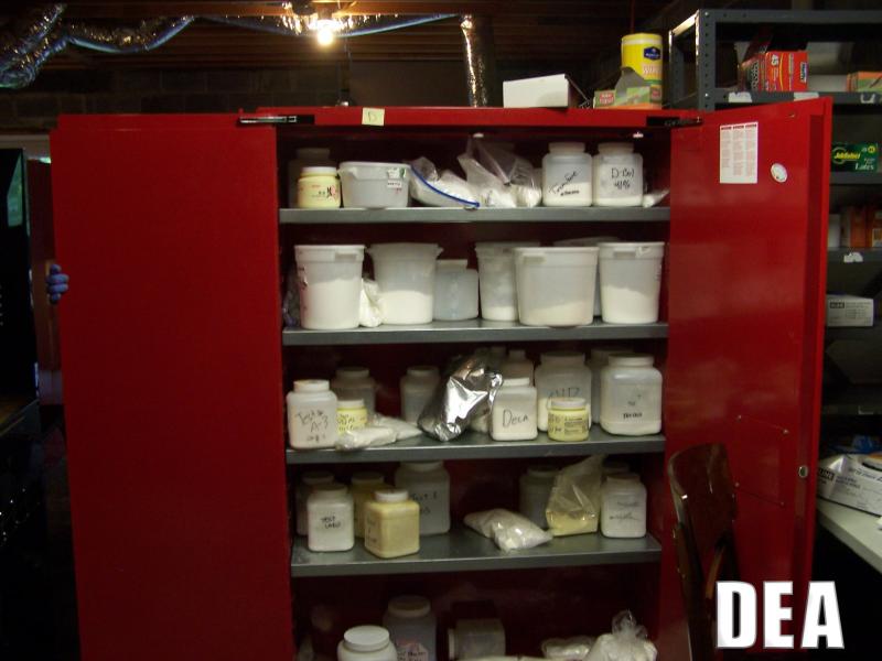 DEA-led Operation Cyber Juice saw over 90 arrests and the seizure of 16 underground steroid labs, 134,000 steroid dosage units, 636 kilograms of raw steroid powder, and 8,200 liters of raw steroid injectable liquid.