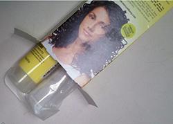 Ten ounces of methamphetamine concealed in a box of haircare product.