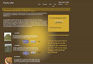 Websites found by investigators where Muhammad marketed his synthetic drugs for sale.