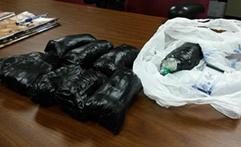 Four pounds of methamphetamine delivered by Miguel Carbajal and subsequently seized by DEA.