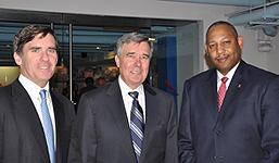 HIDTA Director Chauncey Parker, ONDCP Director Gil Kerlikowske and Acting SAC Wilbert Plummer.