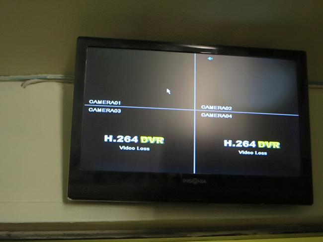 Counter surveillance equipment inside the apartment.