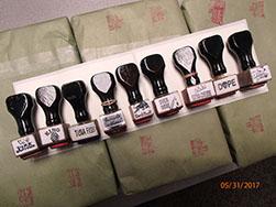 Ink stamps seized in Heroin Mill