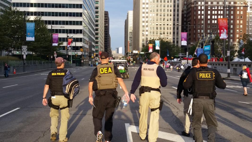 DEA special agents assisted the U.S. Secret Service with security during Pope Francis’ visit to Philadelphia for the World Meeting of Families conference on September 26th and 27th , 2015.   
