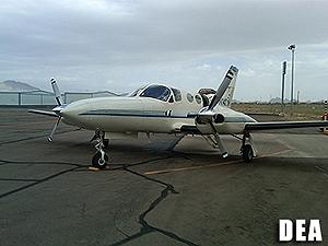Cessna Aircraft seized during an investigation.