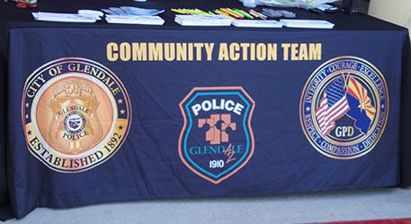 Glendale Police Department, Community Action Team takes part in Take-Back VI.