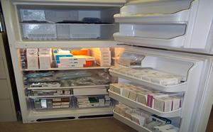 One of many Refrigerators filled with Controlled Substances.