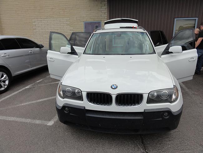 One of the vehicles used to transport the heroin.