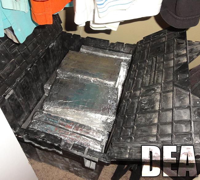 One of the vehicles used to transport the heroin.