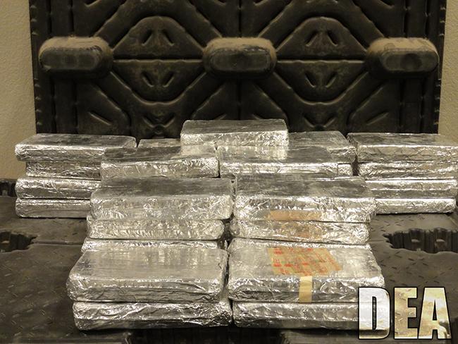 One of the vehicles used to transport the heroin.