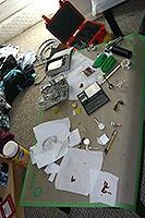 One bundle of marijuana, roughly 50 plants.  Marijuana hauled out of grow location bundle by bundle.