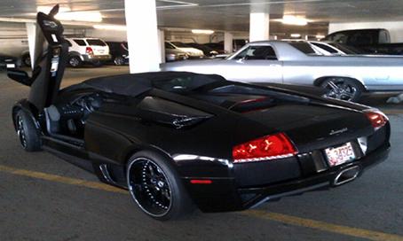 2009 Lamborghini Murcielago; valued at: $262,300.