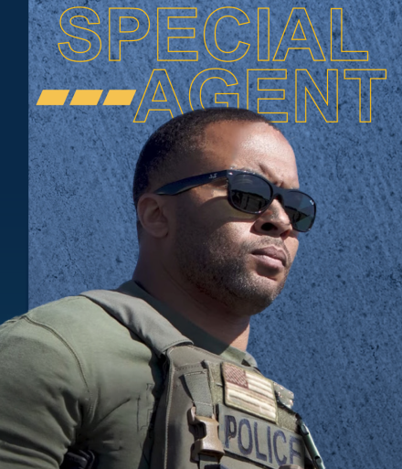 upper torso and head of DEA special agent