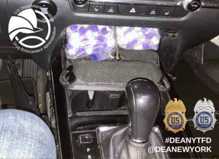 Hidden Vials of Cocaine in car