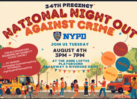 NYPD 34 Pct National Night Out Event