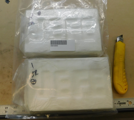Kilos of cocaine seized