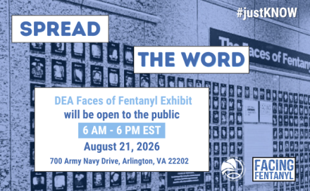 Spread the word Fentanyl August 21 2026