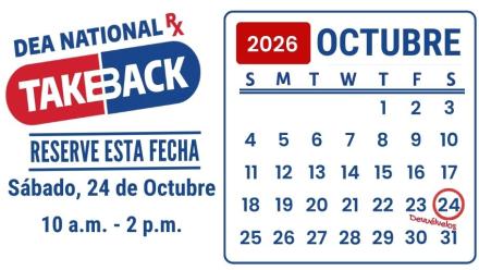 DEA Take Back Save the Date Spanish Version